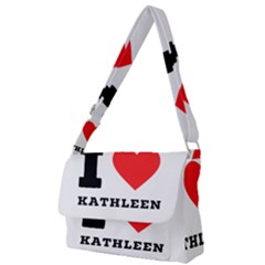 I Love Kathleen Full Print Messenger Bag (s) by ilovewhateva