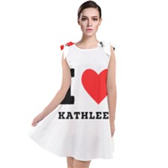 I Love Kathleen Tie Up Tunic Dress by ilovewhateva