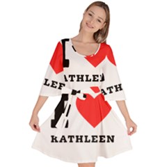 I Love Kathleen Velour Kimono Dress by ilovewhateva