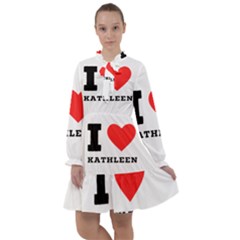 I Love Kathleen All Frills Chiffon Dress by ilovewhateva