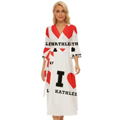 I Love Kathleen Midsummer Wrap Dress by ilovewhateva