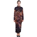 Sea Anemone Coral Underwater Ocean Sea Water Turtleneck Maxi Dress View1