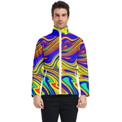 Contemporary Art Fluid Background Men s Bomber Jacket