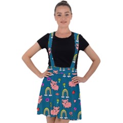 Texture Seamless Sample Digital Scrapbooking Velvet Suspender Skater Skirt