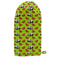 Watermelon Panda Background Wallpaper Microwave Oven Glove by Wegoenart