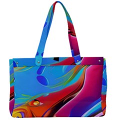 Abstract Fluid Art Canvas Work Bag by GardenOfOphir