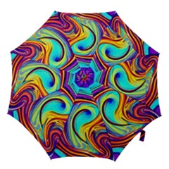 Fluid Art Pattern Hook Handle Umbrellas (large) by GardenOfOphir