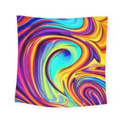 Fluid Art Pattern Square Tapestry (small) by GardenOfOphir