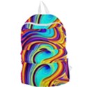 Fluid Art Pattern Foldable Lightweight Backpack View1