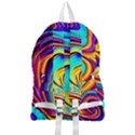 Fluid Art Pattern Foldable Lightweight Backpack View2