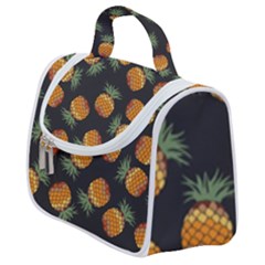 Pineapple Background Pineapple Pattern Satchel Handbag by Wegoenart