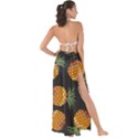 Pineapple Background Pineapple Pattern Maxi Chiffon Tie-Up Sarong View2