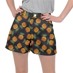 Pineapple Background Pineapple Pattern Ripstop Shorts by Wegoenart