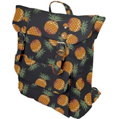 Pineapple Background Pineapple Pattern Buckle Up Backpack by Wegoenart