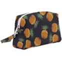 Pineapple Background Pineapple Pattern Wristlet Pouch Bag (Large) View1