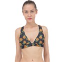 Pineapple Background Pineapple Pattern Classic Banded Bikini Top View1