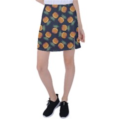 Pineapple Background Pineapple Pattern Tennis Skirt by Wegoenart