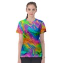 Marble Art Pattern Women s Sport Mesh Tee View1