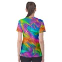 Marble Art Pattern Women s Sport Mesh Tee View2