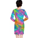 Marble Art Pattern Long Sleeve Nightdress View2