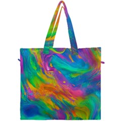 Marble Art Pattern Canvas Travel Bag