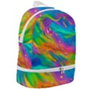 Marble Art Pattern Zip Bottom Backpack View2