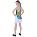 Marble Art Pattern Racer Back Mesh Tank Top View2