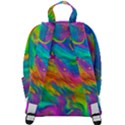 Marble Art Pattern Zip Up Backpack View3