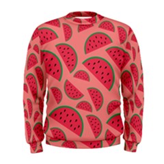 Watermelon Red Food Fruit Healthy Summer Fresh Men s Sweatshirt