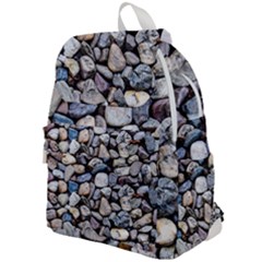 Stone Texture Nature Background Rocks Pebbles Top Flap Backpack by Wegoenart