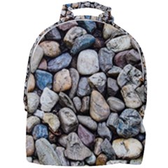 Stone Texture Nature Background Rocks Pebbles Mini Full Print Backpack by Wegoenart