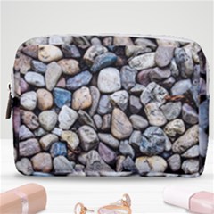 Stone Texture Nature Background Rocks Pebbles Make Up Pouch (medium) by Wegoenart