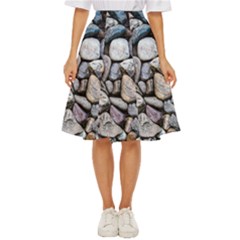 Stone Texture Nature Background Rocks Pebbles Classic Short Skirt by Wegoenart