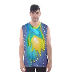 Liquid Background Men s Basketball Tank Top by GardenOfOphir