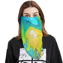 Liquid Background Face Covering Bandana (triangle) by GardenOfOphir