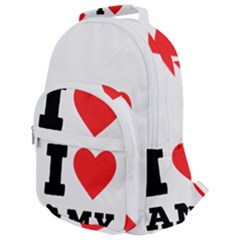 I Love Amy Rounded Multi Pocket Backpack by ilovewhateva