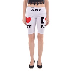 I Love Amy Yoga Cropped Leggings by ilovewhateva