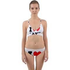 I Love Amy Wrap Around Bikini Set by ilovewhateva