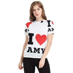 I Love Amy Women s Short Sleeve Rash Guard by ilovewhateva