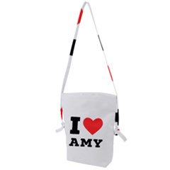 I Love Amy Folding Shoulder Bag by ilovewhateva