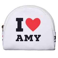 I Love Amy Horseshoe Style Canvas Pouch by ilovewhateva