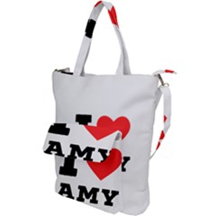 I Love Amy Shoulder Tote Bag by ilovewhateva