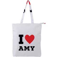 I Love Amy Double Zip Up Tote Bag by ilovewhateva