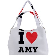 I Love Amy Double Compartment Shoulder Bag by ilovewhateva