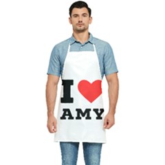 I Love Amy Kitchen Apron by ilovewhateva