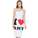 I love amy Bodycon Cross Back Summer Dress View1