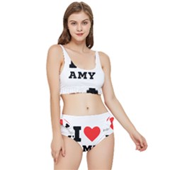 I Love Amy Frilly Bikini Set by ilovewhateva