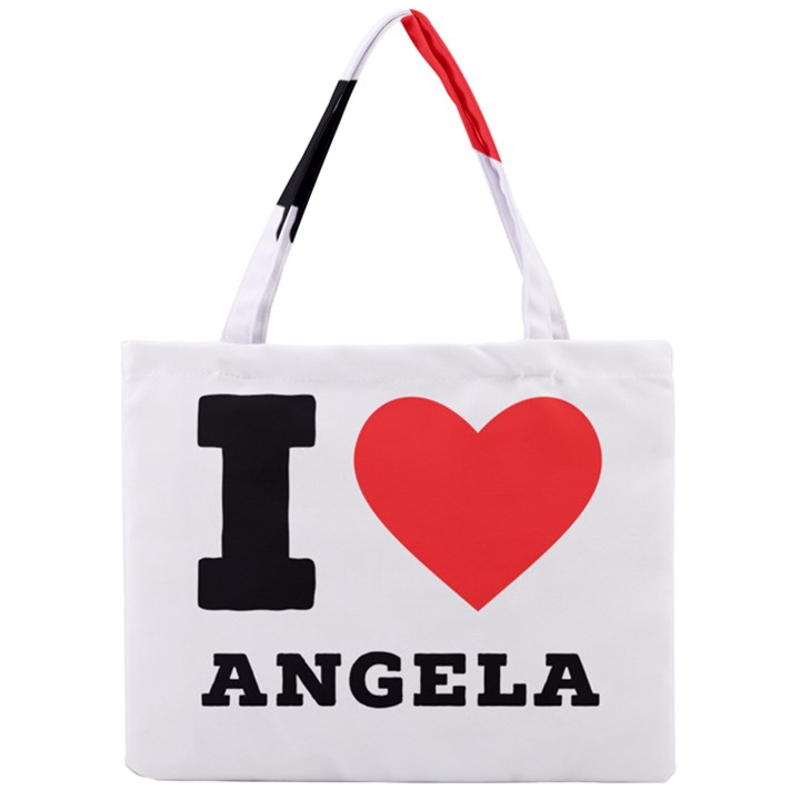 I love Angela  Mini Tote Bag