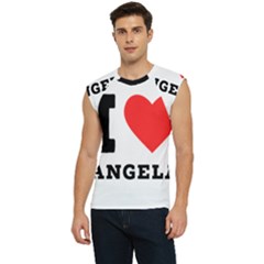 I Love Angela  Men s Raglan Cap Sleeve Tee by ilovewhateva