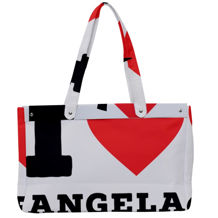 I love Angela  Canvas Work Bag